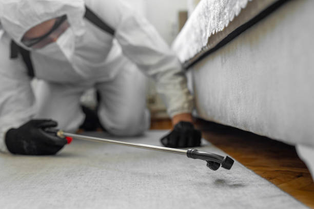 Professional Pest Control technician working in Nellis AFB, NV